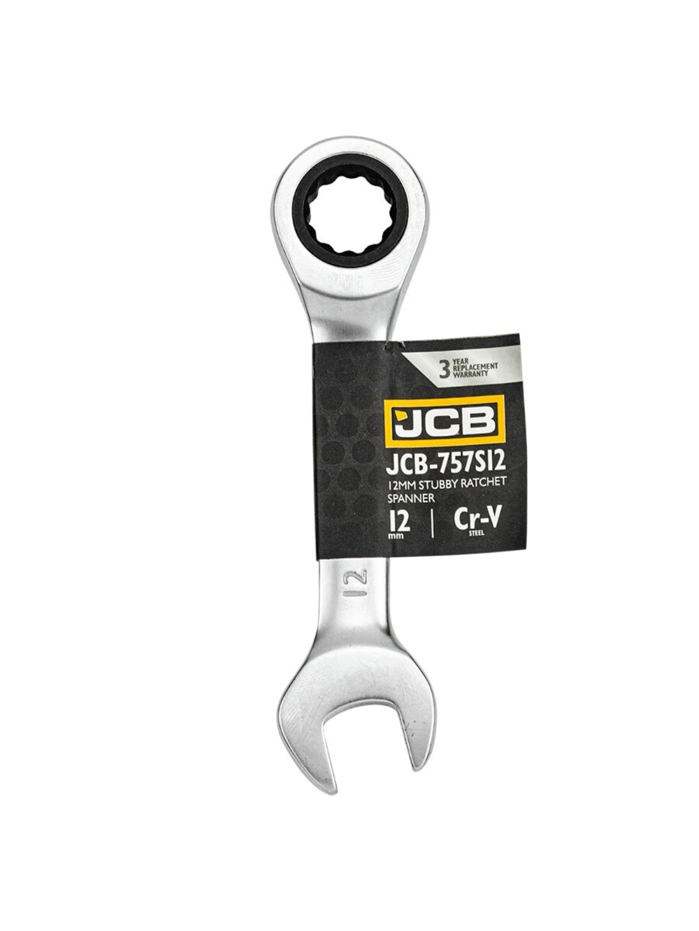 Ключ трещоточный короткий 12мм JCB JCB-757S12