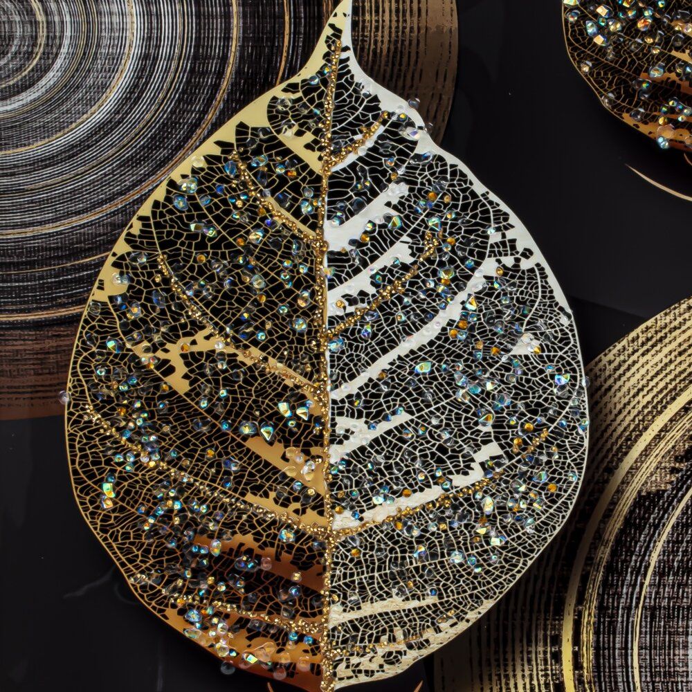 GAEM Панно с кристальным декором, L51 W2,5 H61 см