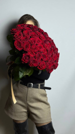 55 красных роз