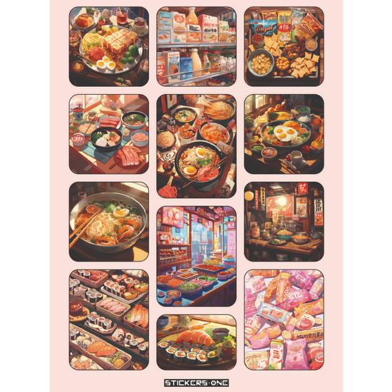 Стикерпак Japan Food Еда в Японии