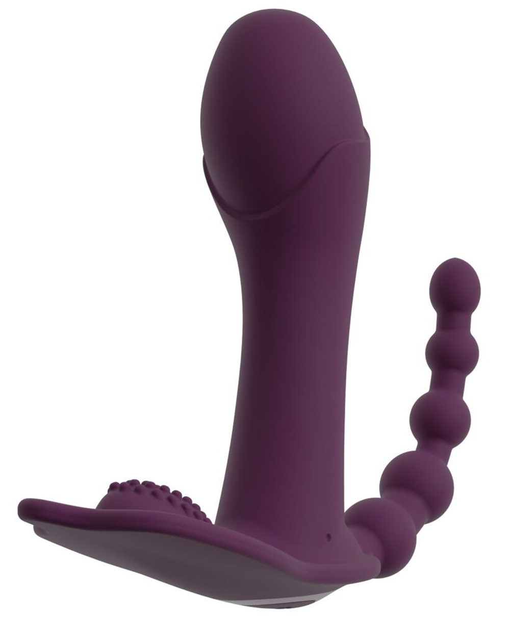 Фиолетовый вибратор для ношения в трусиках ARIVA RC Panty Vibrator (Цвет: фиолетовый)