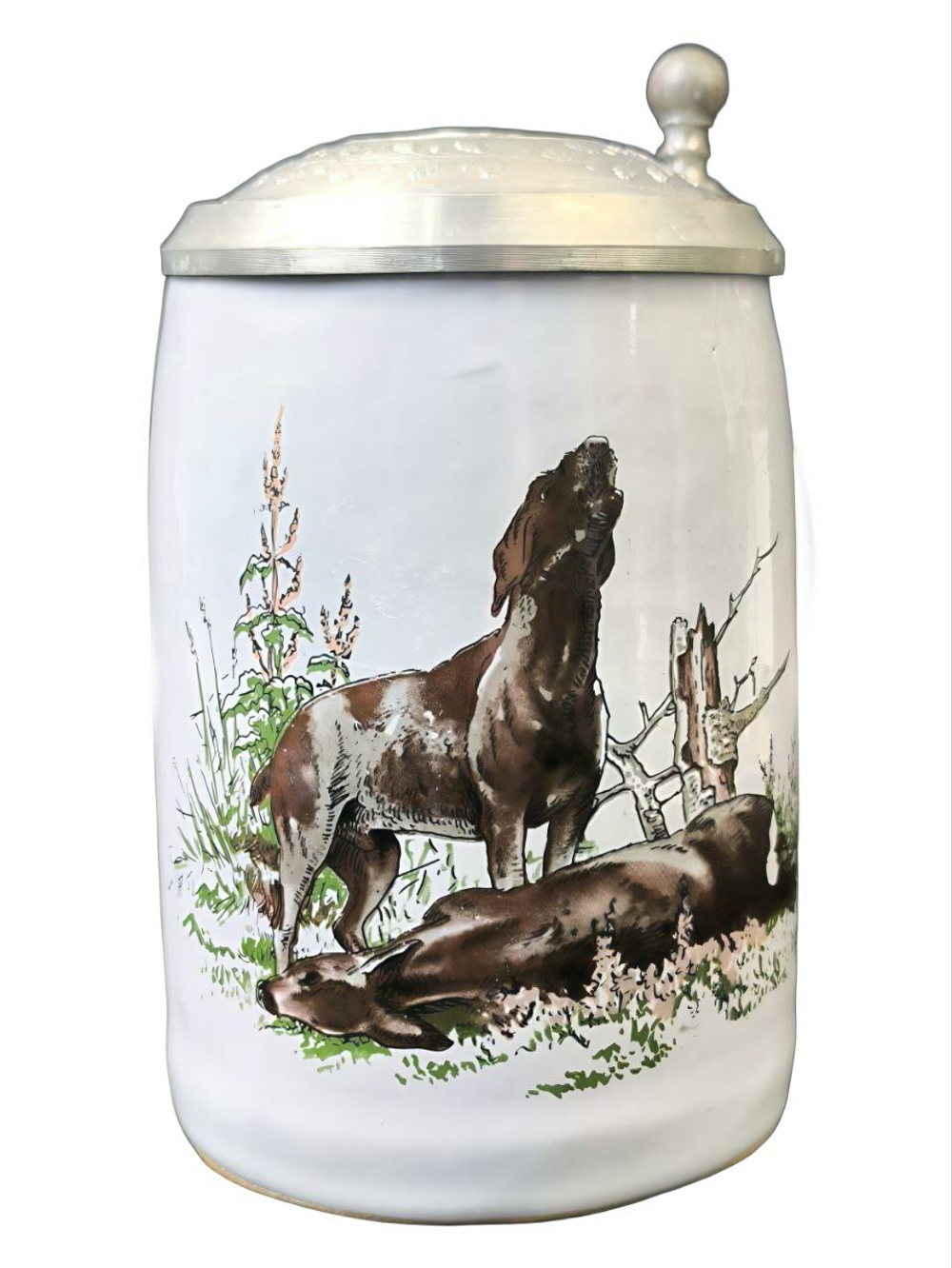 Кружка пивная "Охотничьи собаки" Германия