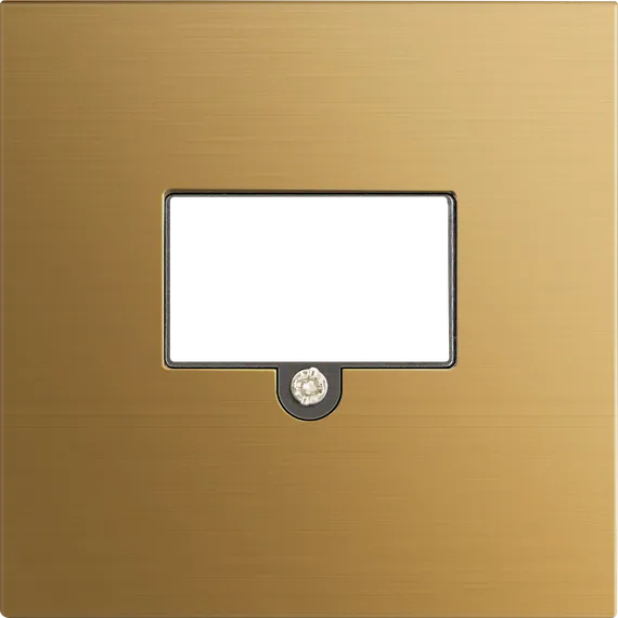 Donel R98 METAL матовое золото накладка стандарта TAE для розеток USB, HDMI, Аудио, серия DA