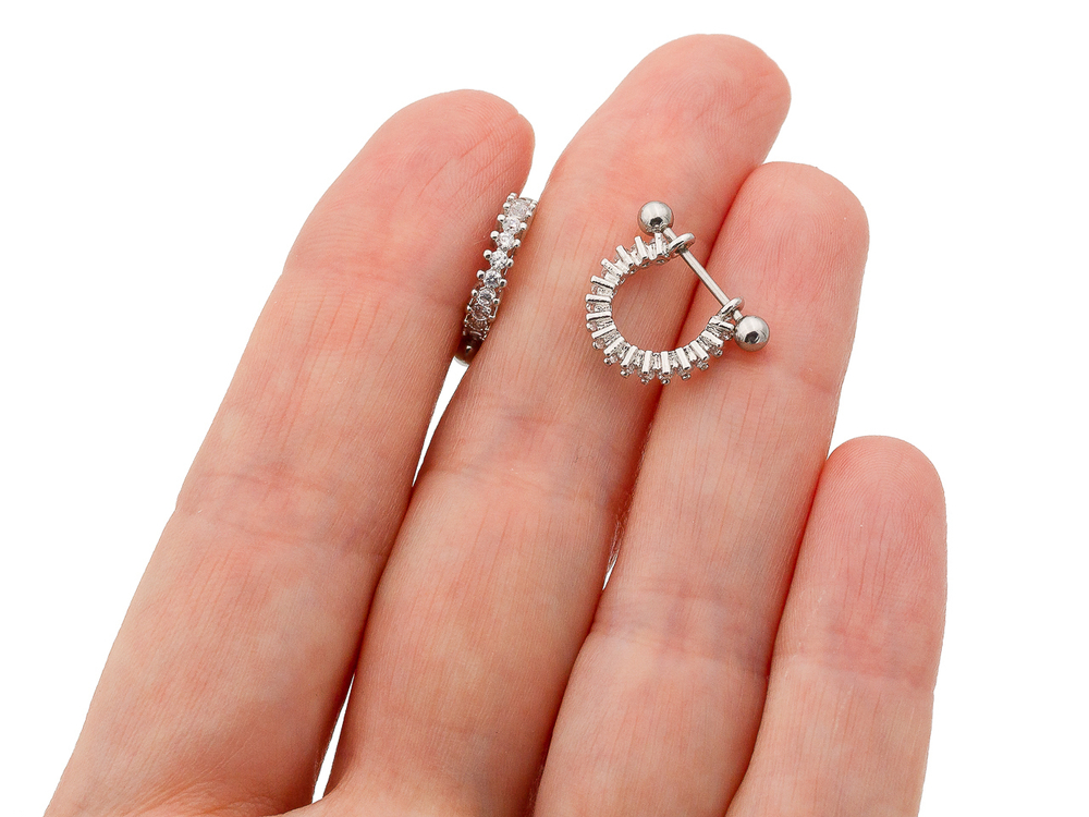 Украшение для пирсинга, 16х12мм