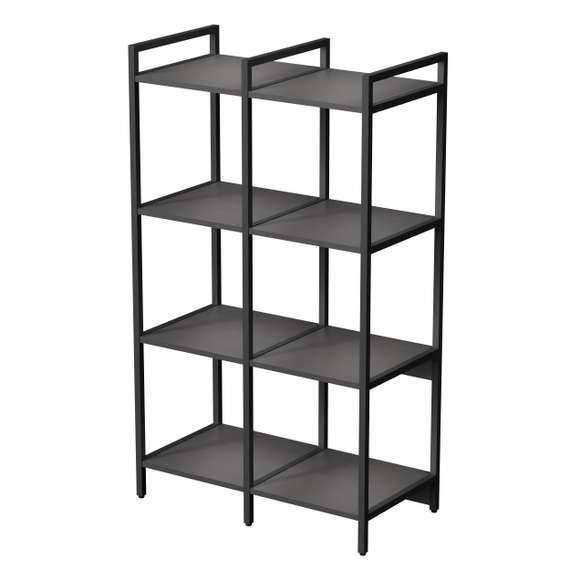 10ССД.4.400 Стеллаж средний двойной 4 полки, узкий (780*400*1328)