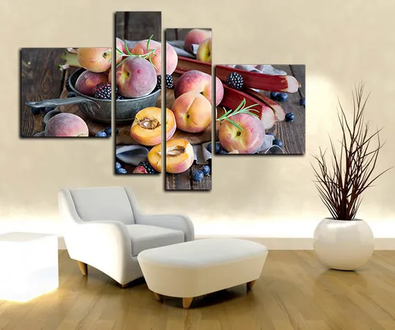 Модульная картина " Сочный персик "