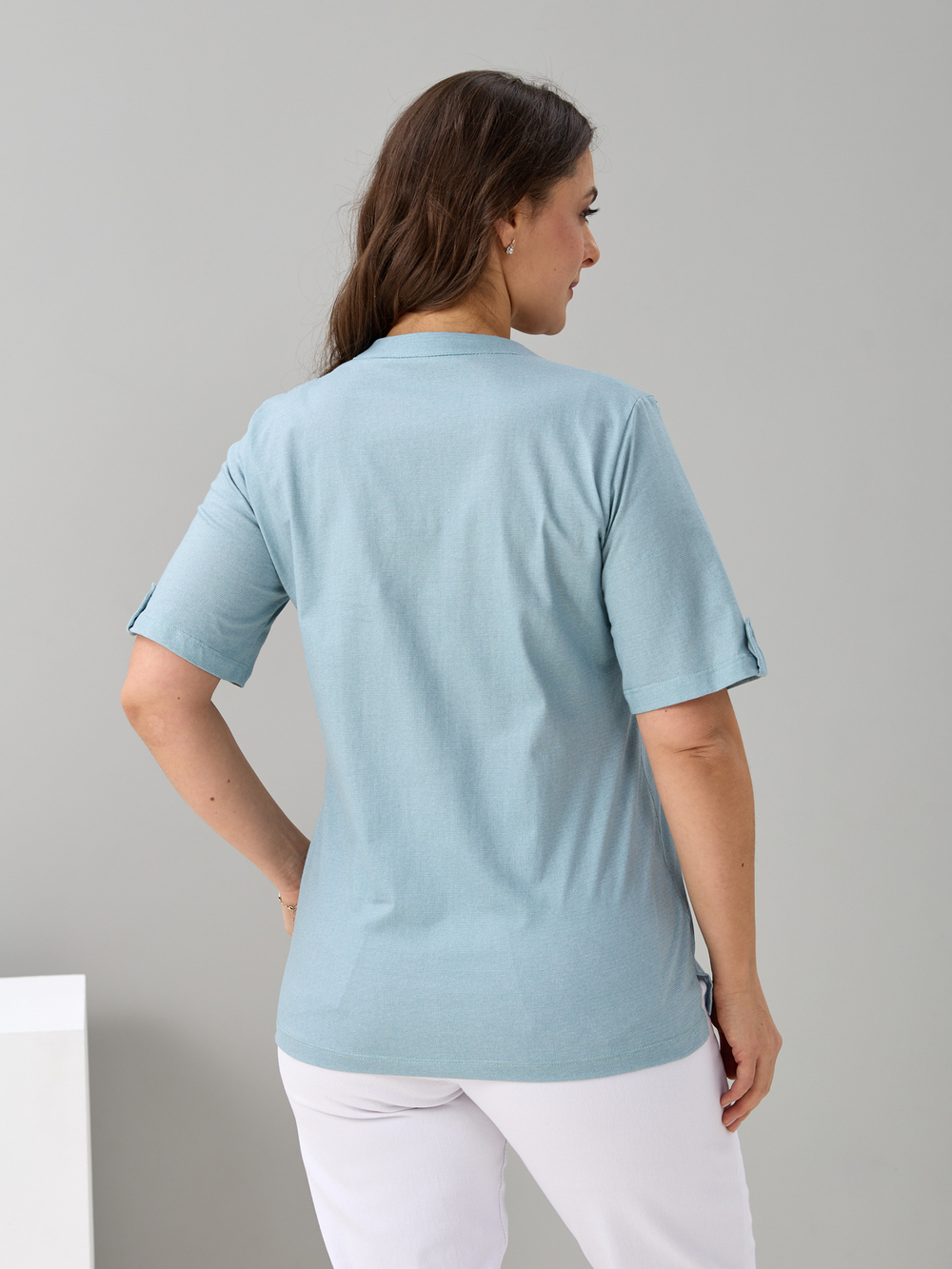 Блузка БЛ-122/рогожкашалфей