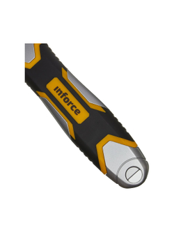 Строительный нож Inforce 25 мм в металлическом корпусе с винтовым зажимом 06-02-13