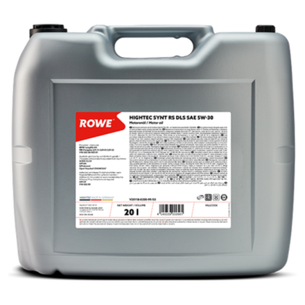 Масло моторное ROWE HIGHTEC SYNT RS DLS SAE 5W-30 (20 л.)