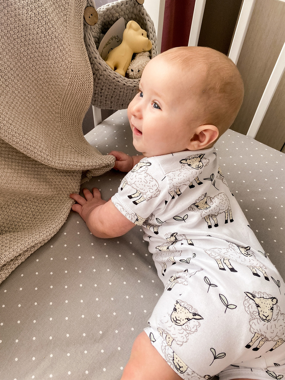 Песочник Mjölk Sleep and Play Овечки