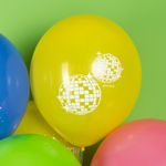 Шар (12''/30 см) Диско, Ассорти, пастель, 2 ст, 25 шт.