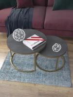 Комплект журнальных столов Акцент - ЗЗЧ - МДФ в ПВХ