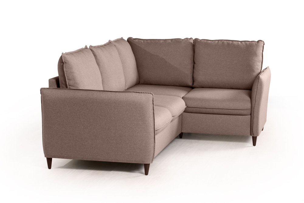 Hans диван-кровать угловой рогожка серый