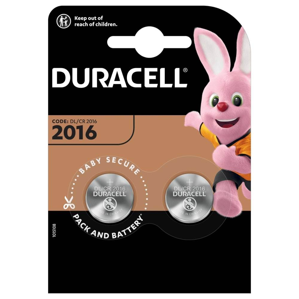Элемент питания Duracell CR2016-2BL