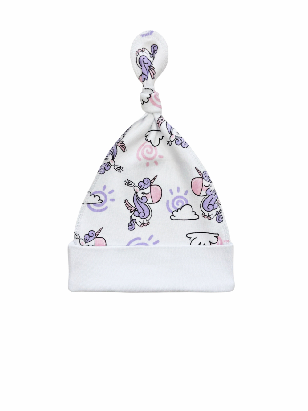 Шапочка-узелок Единорожки