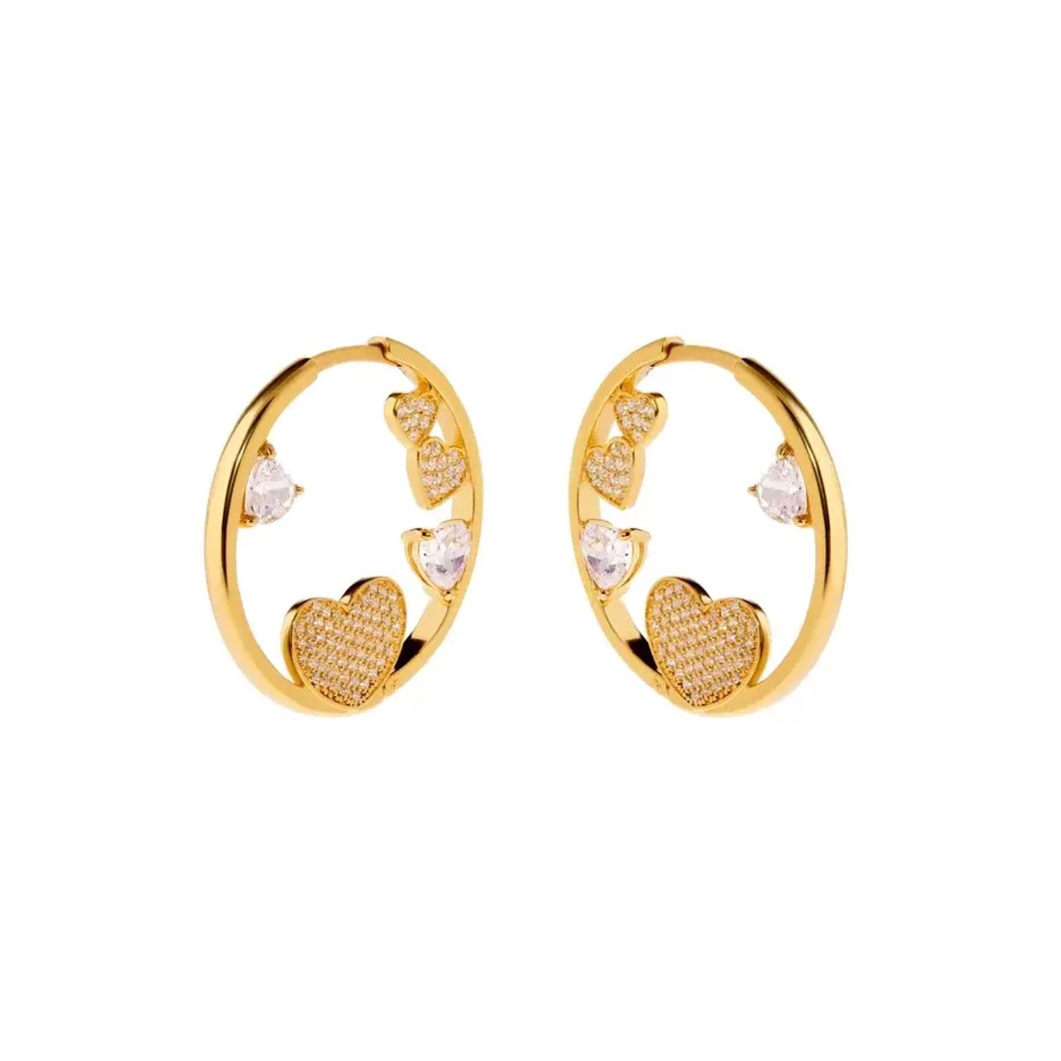 Серьги Shapes Of Love Earrings - Gold