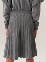Юбка школьная для девочки AT883 серый