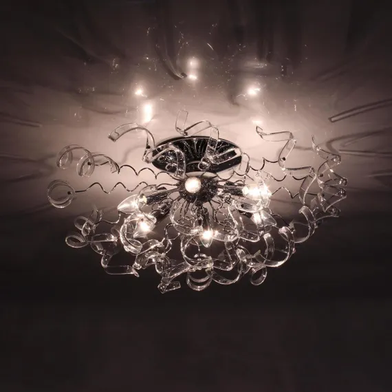 CL222160 Рандом Хром+Прозр Св-к Люстра