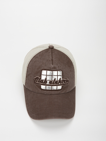 Бейсболка Snapp Clab electro (коричневый/светло-бежевый)