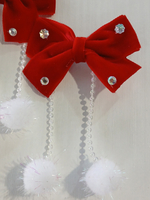 Бант 0050-25-2 Красный