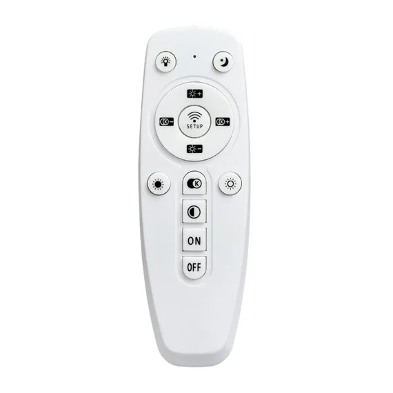 7739/80L MITRA LED SN 603 Светильник металл/акрил/белый/серебряный/прозрачный LED 80Вт 3000-6500К D480 IP20 пульт ДУ PROMISE