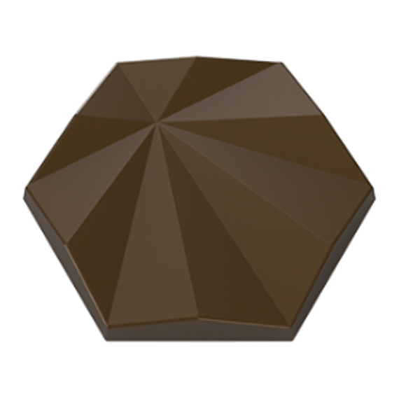 601 | Форма для шоколадных изделий &quot;Медианты с гранями&quot; (275*135мм)