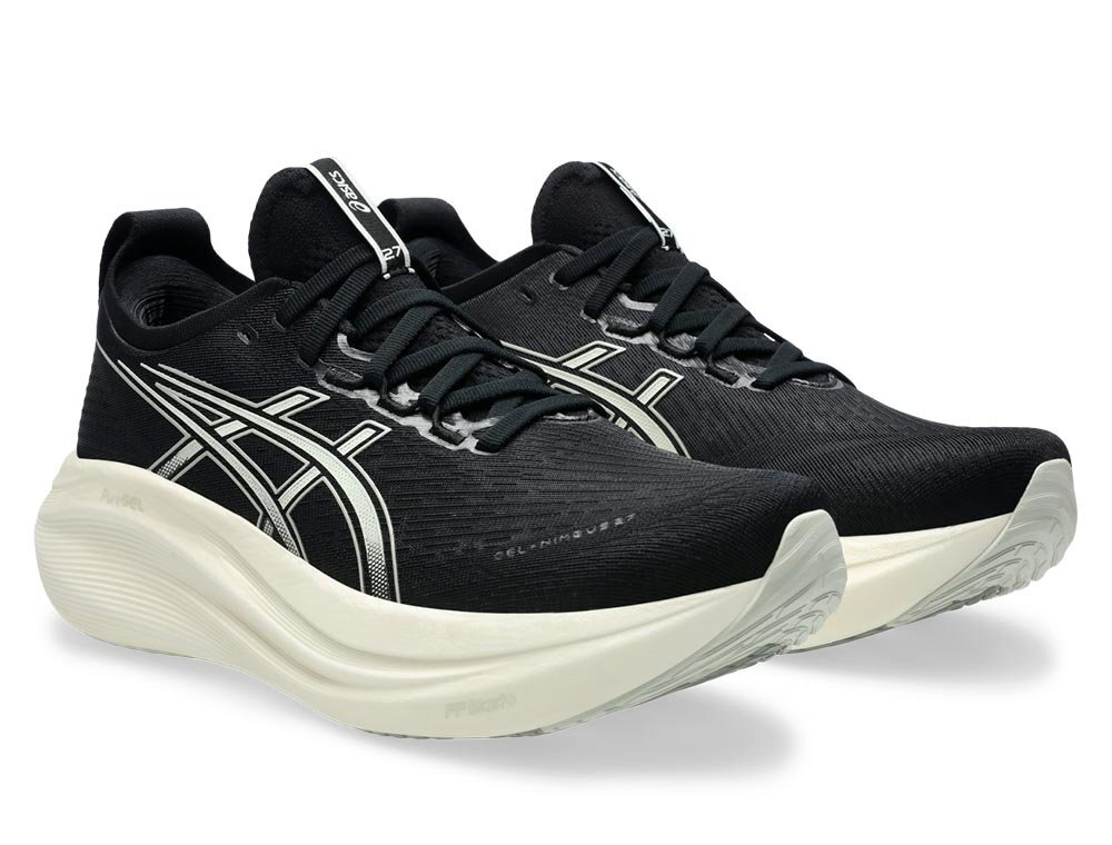 Кроссовки для бега мужские Asics Gel-Nimbus 27 M Черно-Белый