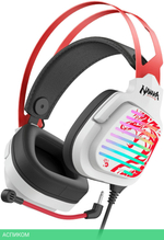 Наушники A4Tech Bloody G560 Naraka белый/красный