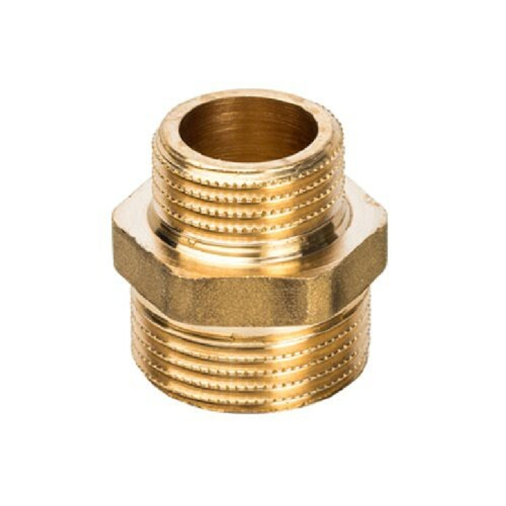 Ниппель переходной 15x8 (1/2"x1/4") латунь