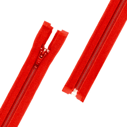 Молния Спираль "BLITZ", 55 см, разъёмная, №145 красный