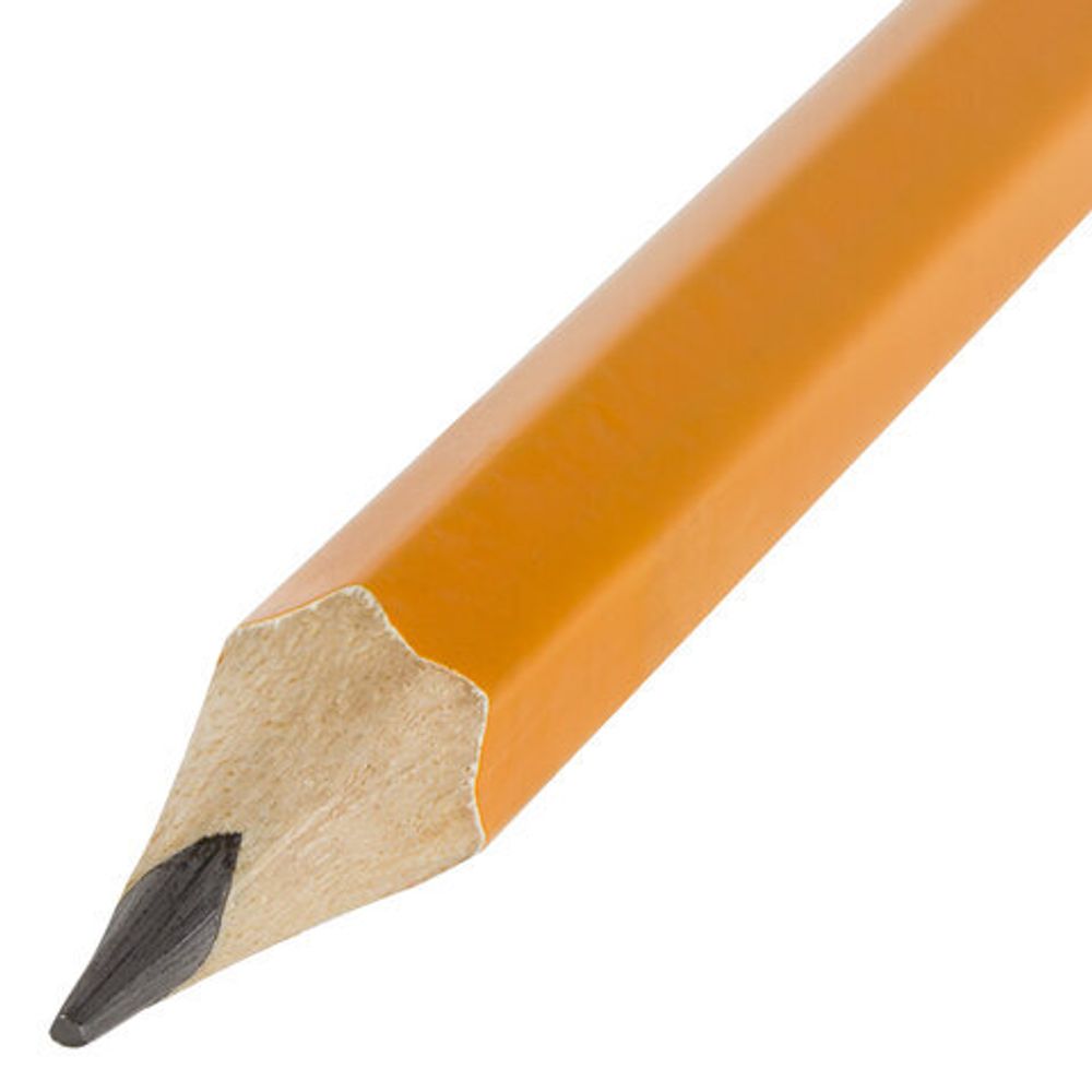 Карандаш чернографитный с ластиком STAFF "EVERYDAY" BLP-YLW, 1 шт., НВ, пластиковый, корпус жёлтый, 181940