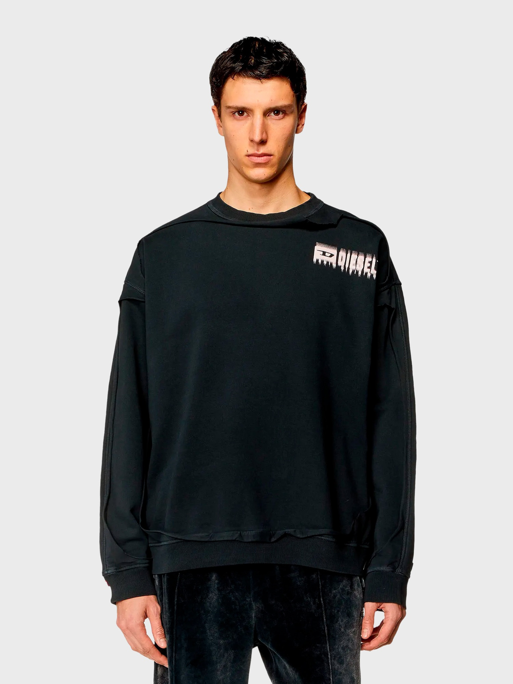 Свитшот Diesel S-BOXT-DBL FELPA Black