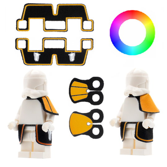 Комплект тканевых аксессуаров для клонов коммандеров (классика) (Цвета в ассортименте)