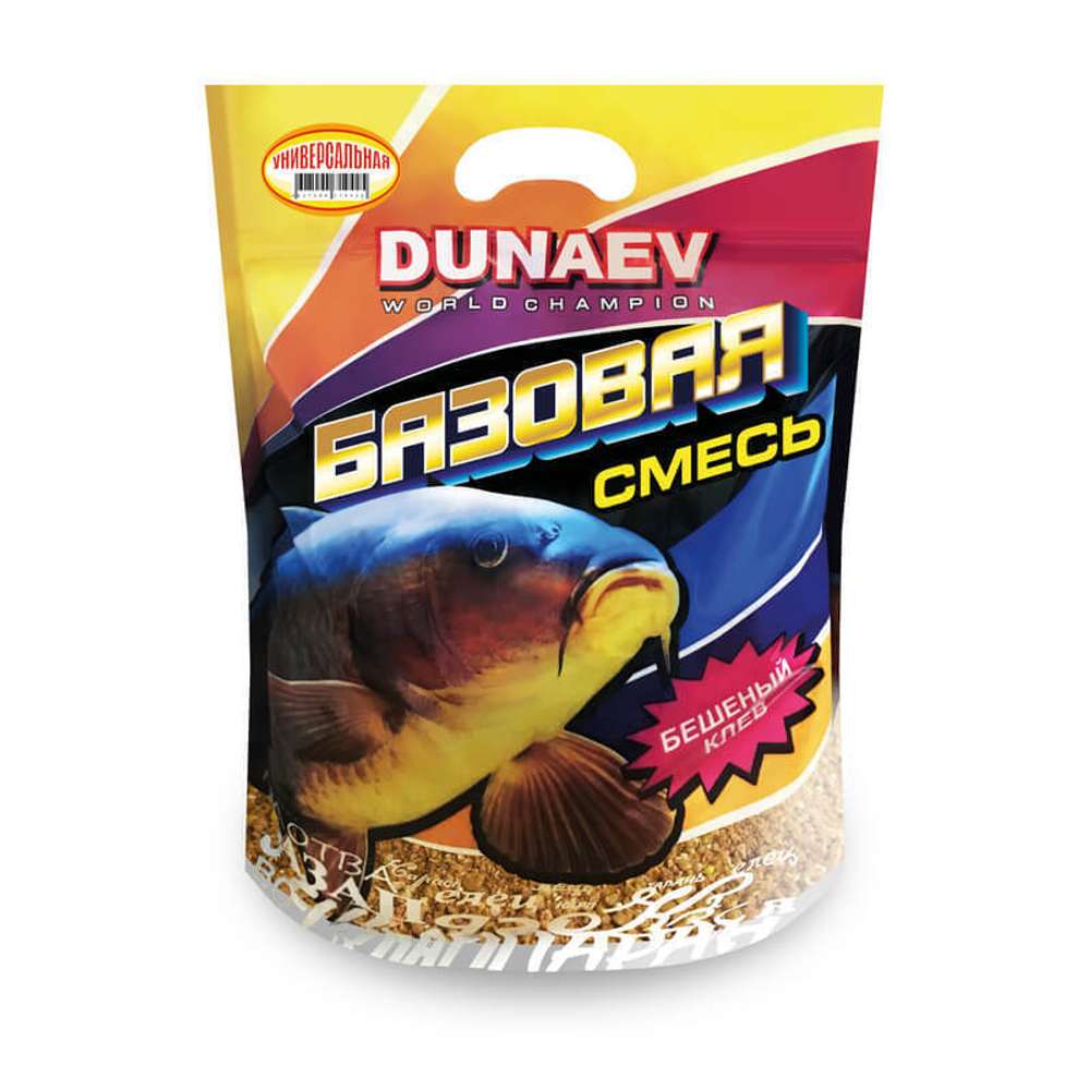 Прикормка "DUNAEV Базовая смесь" 2.5кг Универсальная