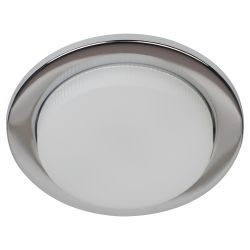 Встраиваемый светильник под лампу GX53 ЭРА KL70 CH-10 хром упаковка 10 шт