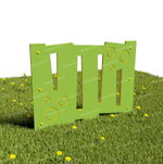 Забор уличный из экопластика 2, секция 1000х740 мм