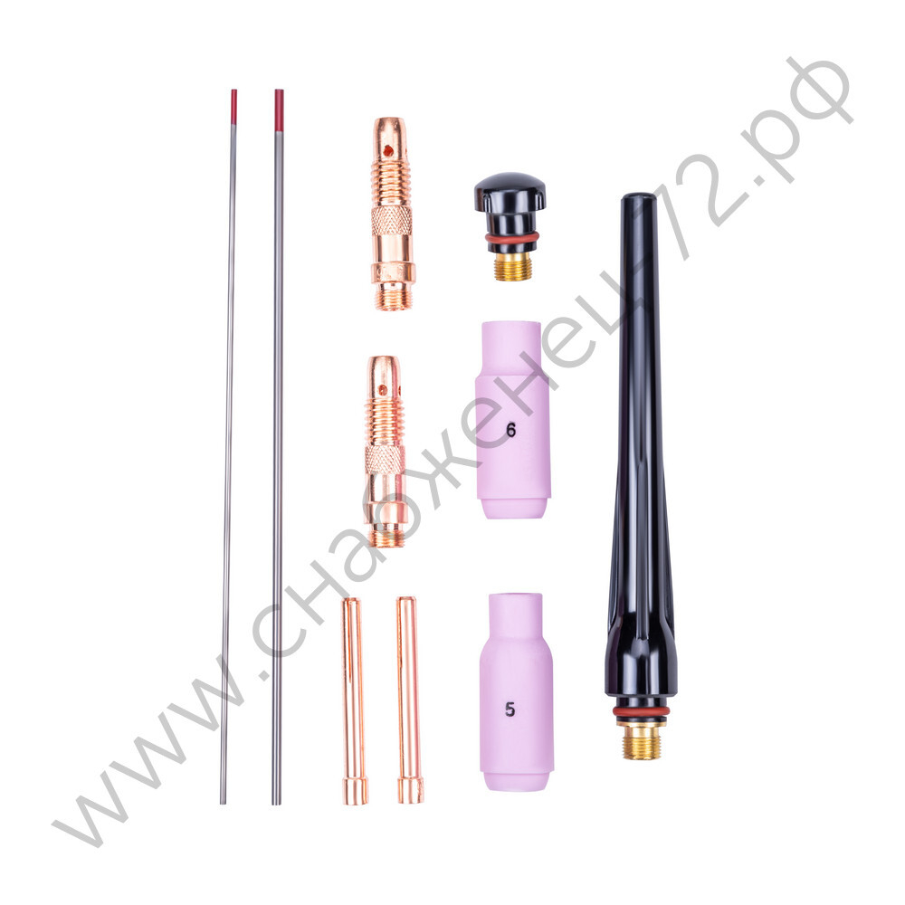 FoxWeld Горелка UnoTIG-26-Flex 4м (разъем 35мм2, с кнопкой, пр-во FoxWeld/КНР)