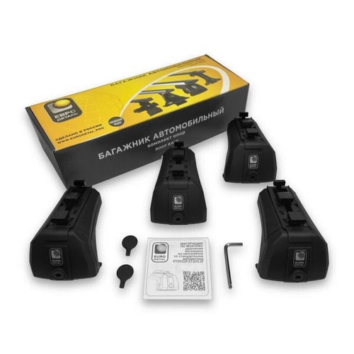 Крепеж багажника для автомобилей со стандартными рейлингами (к-т 4 шт) (ЕвроДеталь)