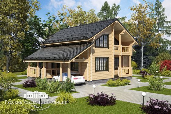 Проект двухэтажного дома &quot;Карелия&quot; 195 кв.м.