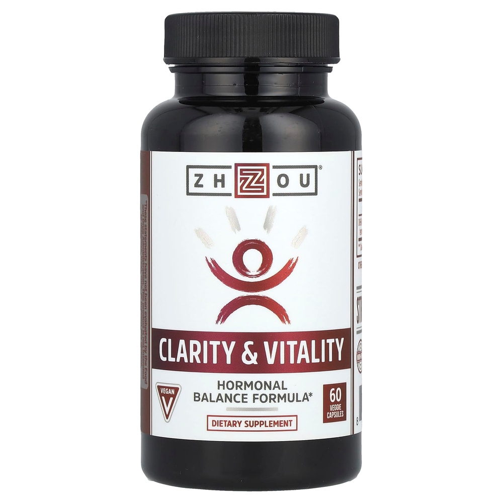 Zhou Nutrition, Clarity & Vitality, 50 мг, 60 растительных капсул