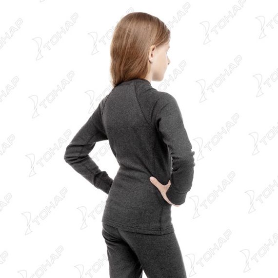 Комплект детский Thermo-Soft, цв.графит 140-146 Helios