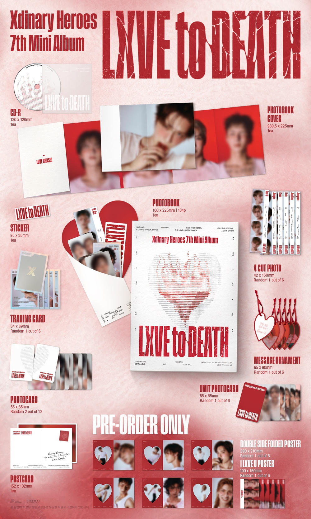 Альбом Xdinary Heroes - LXVE to DEATH