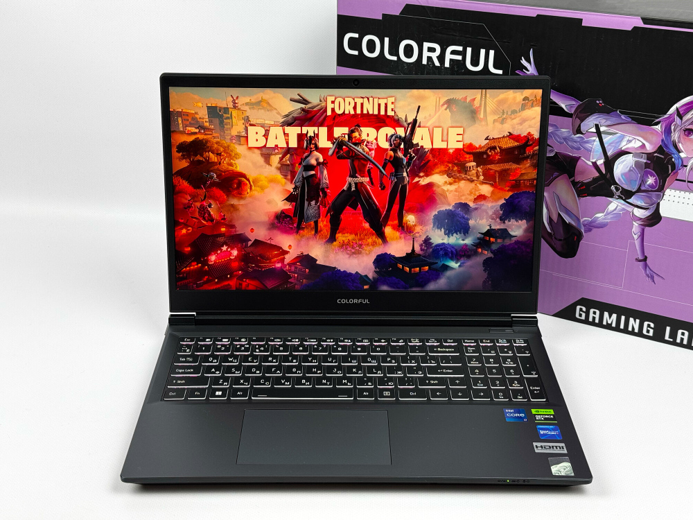 Игровой ноутбук Colorful P15 Intel Core i7-13650HX / RTX 4070 8GB / 16GB / 1TB / 2.5K / 165Hz / Win11 RU / Русско-Английская клавиатура