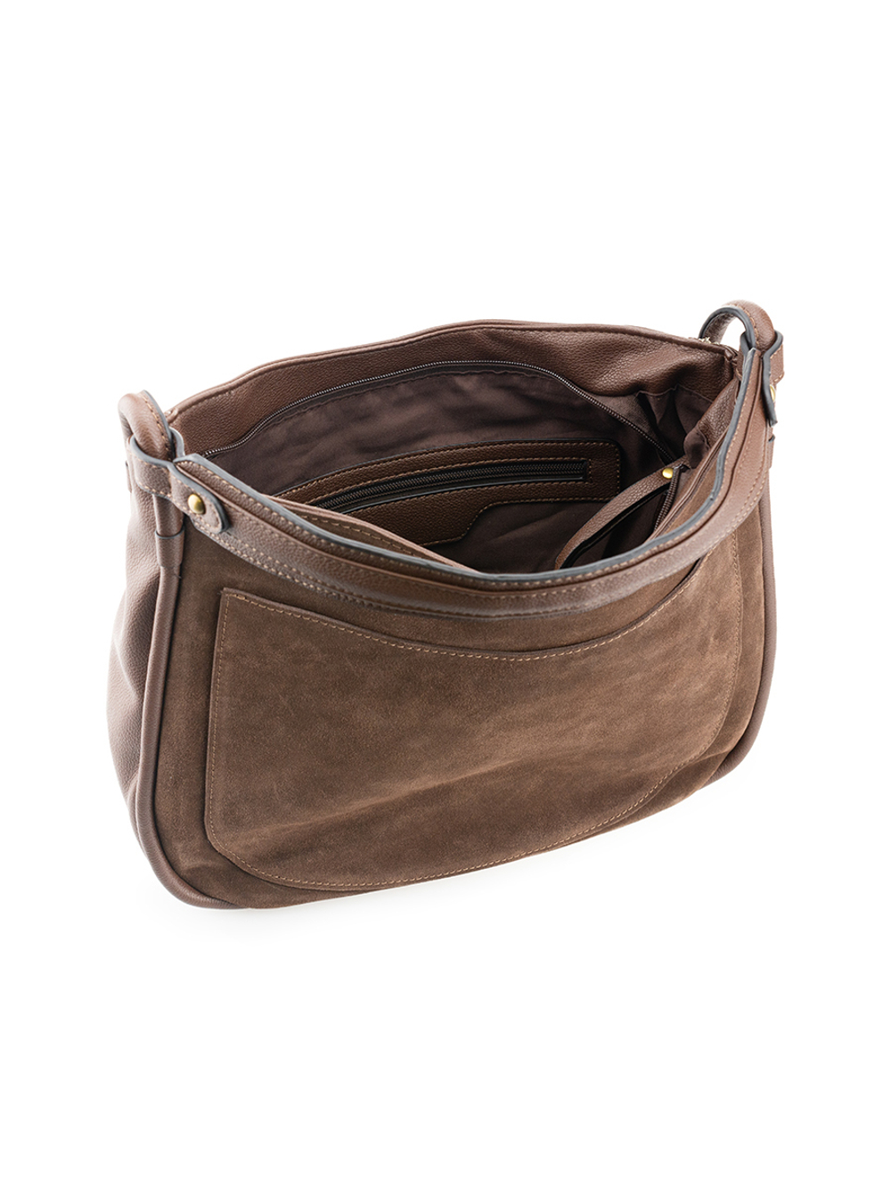 45041-3/23 Сумка жен., иск. кожа + замша