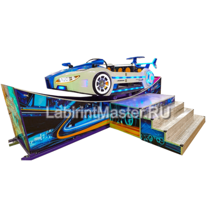 Аттракцион-качеля «Летающая белая машина»