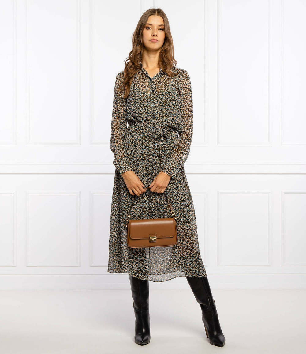 кожаная сумка-мессенджер bradshaw Michael Kors - коричневый(30S1G2BL1L)