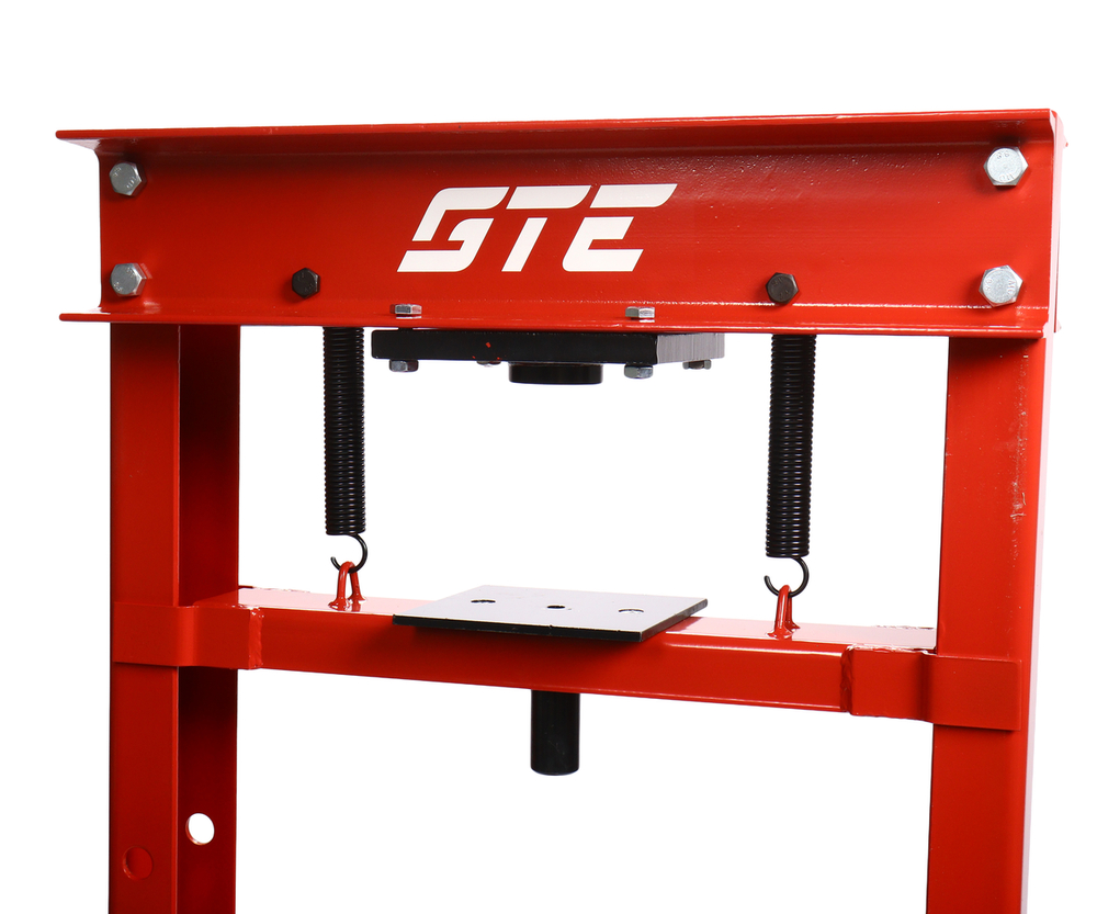 GTE-HPB13020 - Пресс гидравлический 20т напольный домкратного типа GTE - Гидравлический напольный пресс GTE домкратного типа GTE-HPB13020 обеспечивает усилие прижима 20 тонн.

Используется в автосервисах, СТО и производстве для запрессовки деталей различных размеров, выпрессовки втулок, снятия и установки подшипников, гибки металла.



Характеристики:

Усилие: 20 т
Ширина рабочего стола: 490 мм
Глубина рабочего стола: 120 мм
Максимальный подъем станины: 890 мм
Гидравлический ход: 160 мм
Привод насоса: ручной
Расход воздуха без нагрузки: 0,7 л/мин
Расход воздуха с нагрузкой: 0,38 л/мин
Тип: напольный




Особенности:

Жесткая и прочная сварная рама обеспечивает долговечность оборудования даже при интенсивной эксплуатации.
Н-образное основание гарантирует устойчивость в процессе эксплуатации.
Простота управления гидравлической системой позволяет пользователю быстро адаптироваться к работе с прессом.