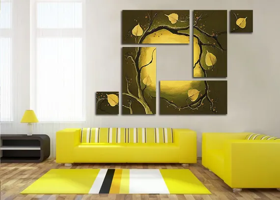 Модульная картина "Поздняя осень"