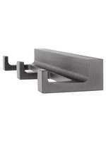 Вешалка с 3 крючками для ванной WONZON & WOGHAND ECLIPSE, Темный графит (WW-9135-GM)