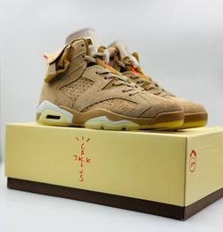 Мужские кроссовки AIR JORDAN 1 TRAVIS SCOTT BRITISH KHAKI